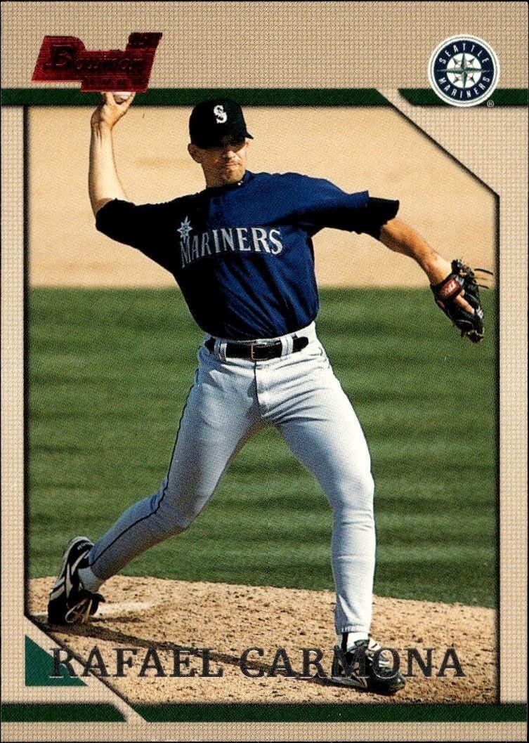 Rafael Carmona 1996 Bowman Rafael Carmona #258 baseball trading card front