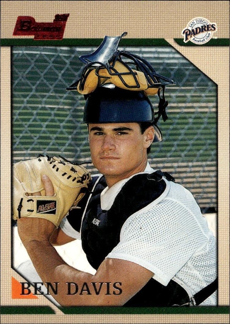 Ben Davis 1996 Bowman Ben Davis #260 baseball trading card front