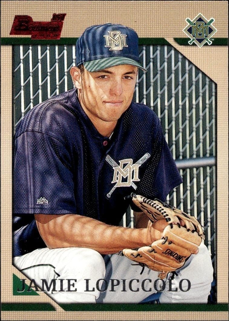 Jamie Lopiccolo 1996 Bowman Jamie Lopiccolo #250 baseball trading card front