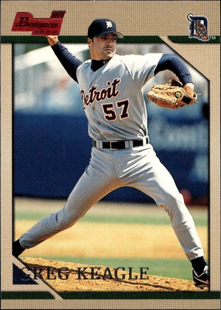 Greg Keagle 1996 Bowman Greg Keagle #276 baseball trading card front