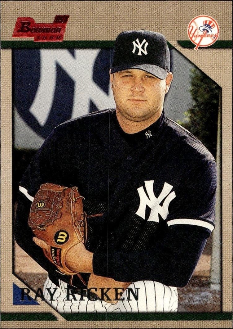 Ray Ricken 1996 Bowman Ray Ricken #327 baseball trading card front