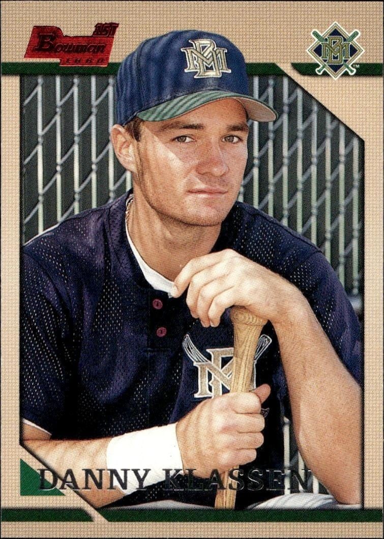 Danny Klassen 1996 Bowman Danny Klassen #328 baseball trading card front