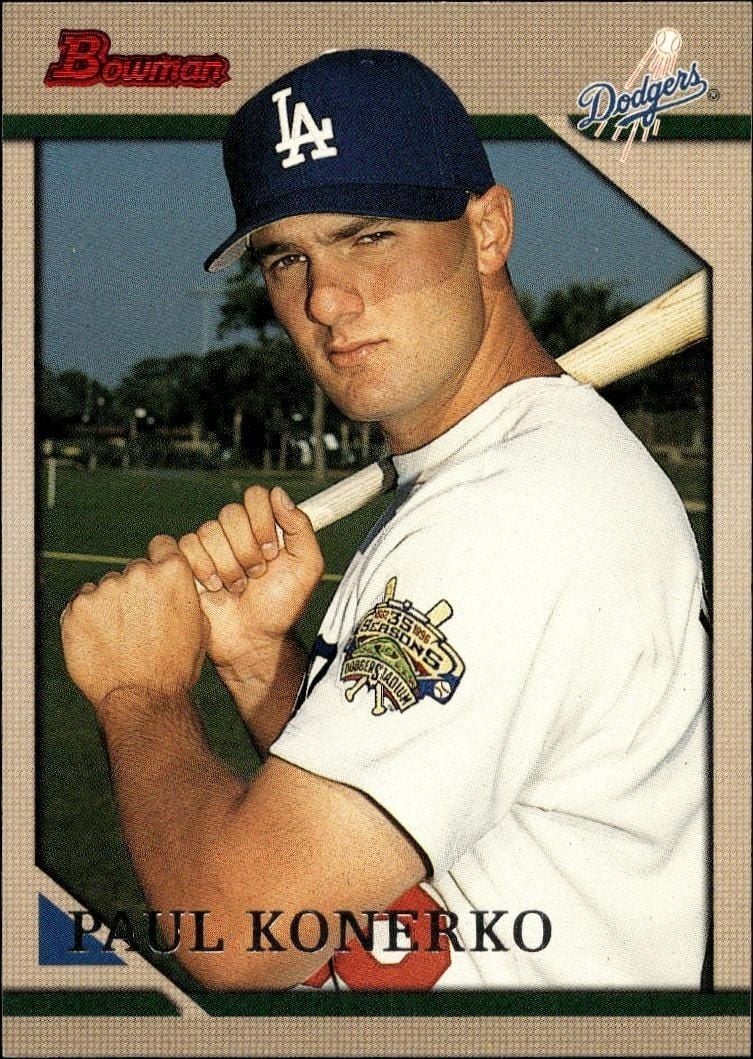 Paul Konerko 1996 Bowman Paul Konerko #338 baseball trading card front
