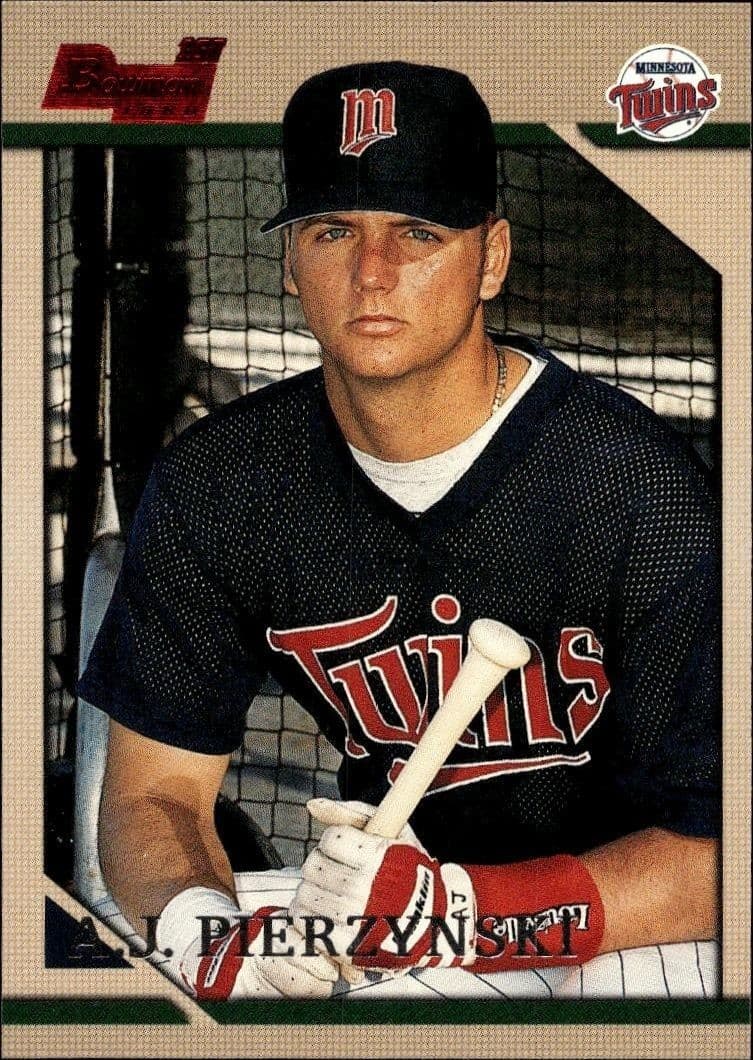 1996 Bowman A.J. Pierzynski #344 trading card