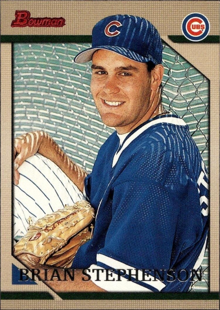 Brian Stephenson 1996 Bowman Brian Stephenson #348 baseball trading card front