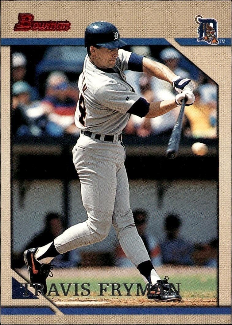 Travis Fryman 1996 Bowman Travis Fryman #106 baseball trading card front