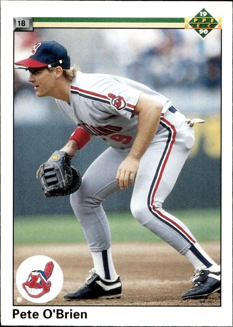 Pete O'Brien 1990 Upper Deck Pete O'Brien #110 baseball trading card front