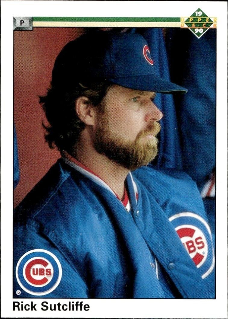Rick Sutcliffe 1990 Upper Deck Rick Sutcliffe #109 baseball trading card front
