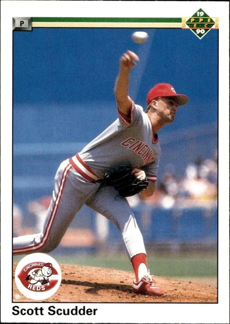 Scott Scudder 1990 Upper Deck Scott Scudder #164 baseball trading card front