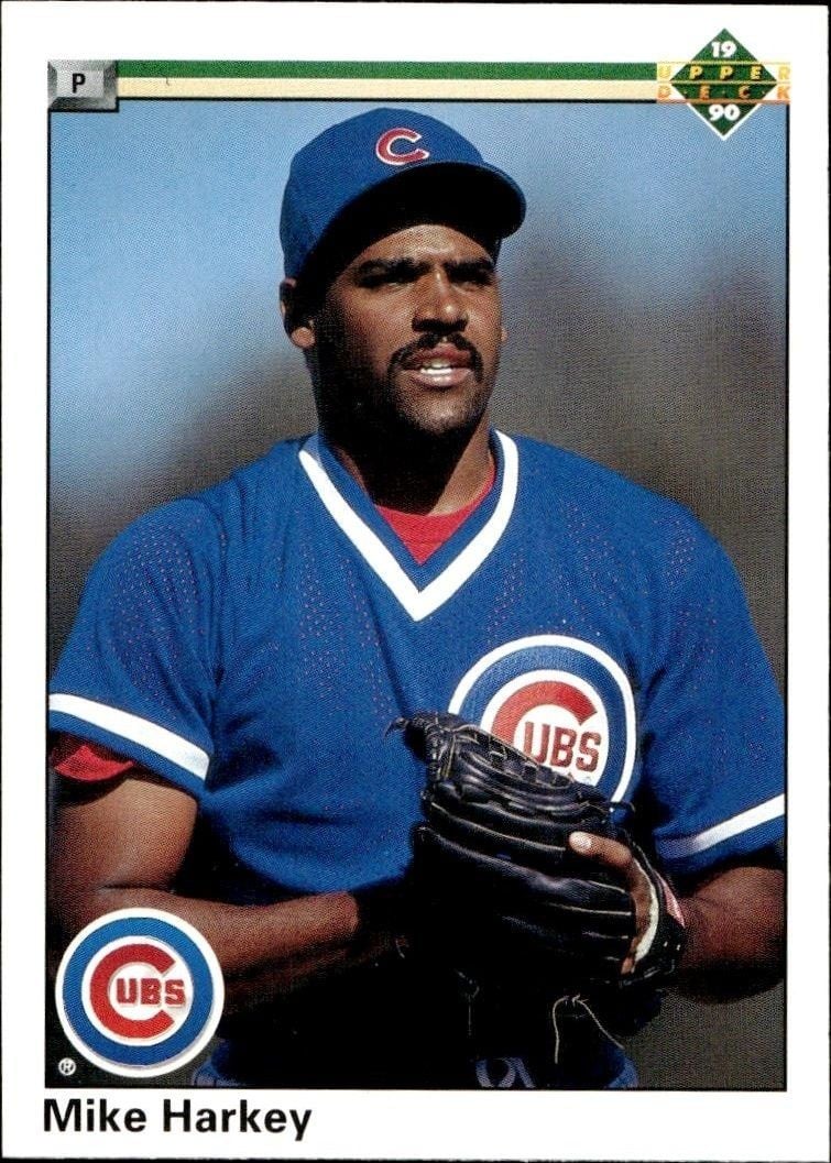Mike Harkey 1990 Upper Deck Mike Harkey #107 baseball trading card front