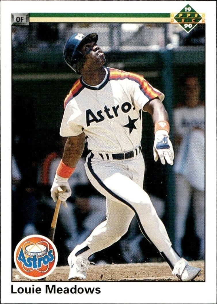 Louie Meadows 1990 Upper Deck Louie Meadows #160 baseball trading card front