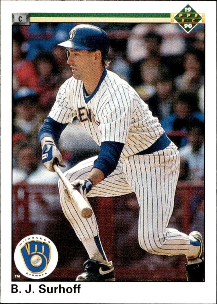 1990 Upper-Deck B.J. Surhoff #159 trading card