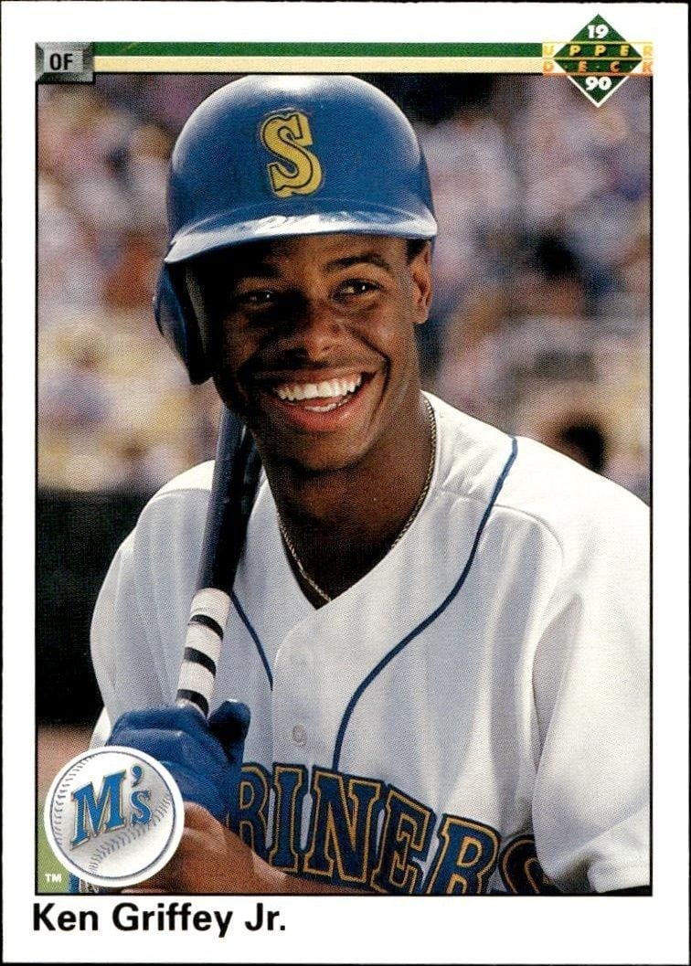 Ken Griffey Jr. 1990 Upper Deck Ken Griffey Jr. #156 baseball trading card front