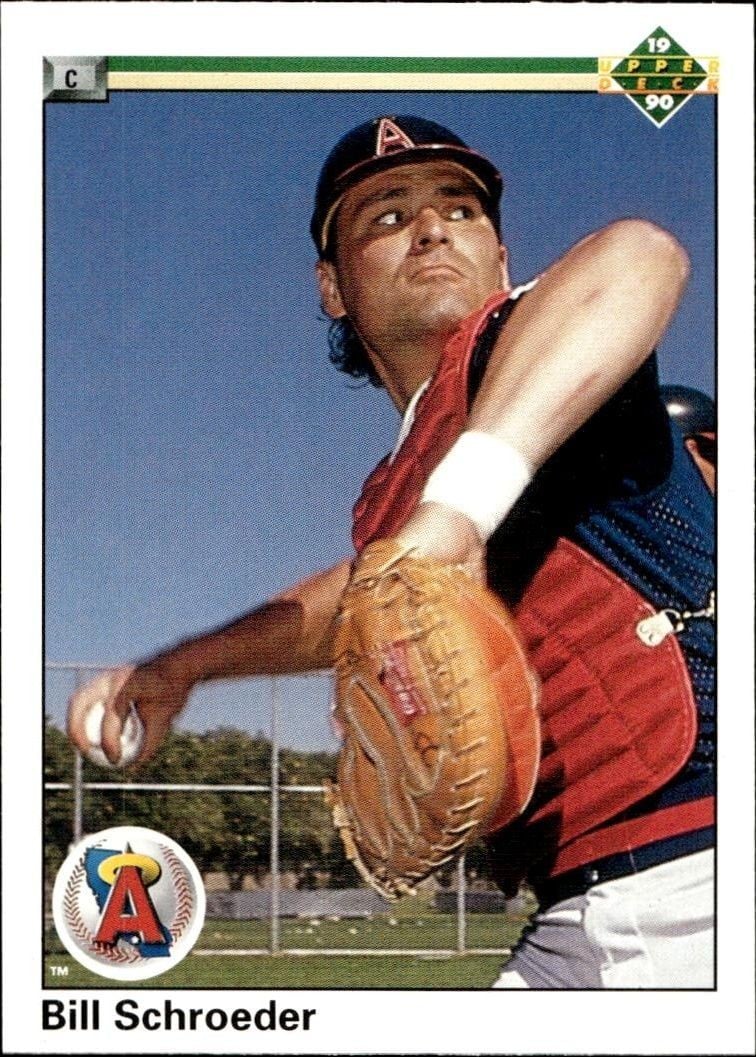 Bill Schroeder 1990 Upper Deck Bill Schroeder #149 baseball trading card front