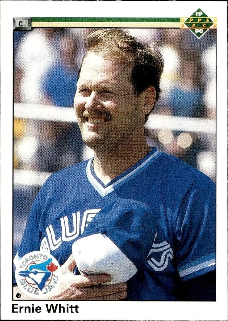 1990 Upper-Deck Ernie Whitt #148 trading card