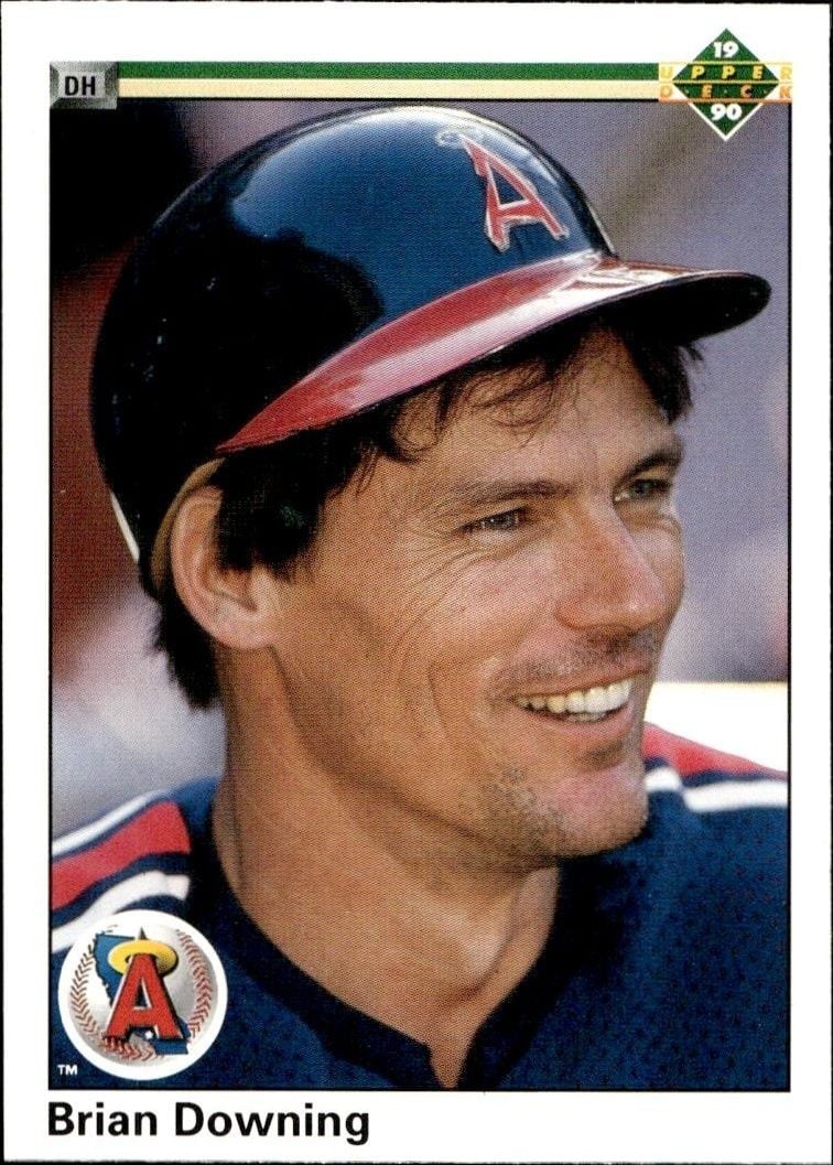 Brian Downing 1990 Upper Deck Brian Downing #146 baseball trading card front