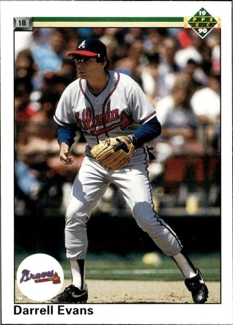 Darrell Evans 1990 Upper Deck Darrell Evans #143 baseball trading card front