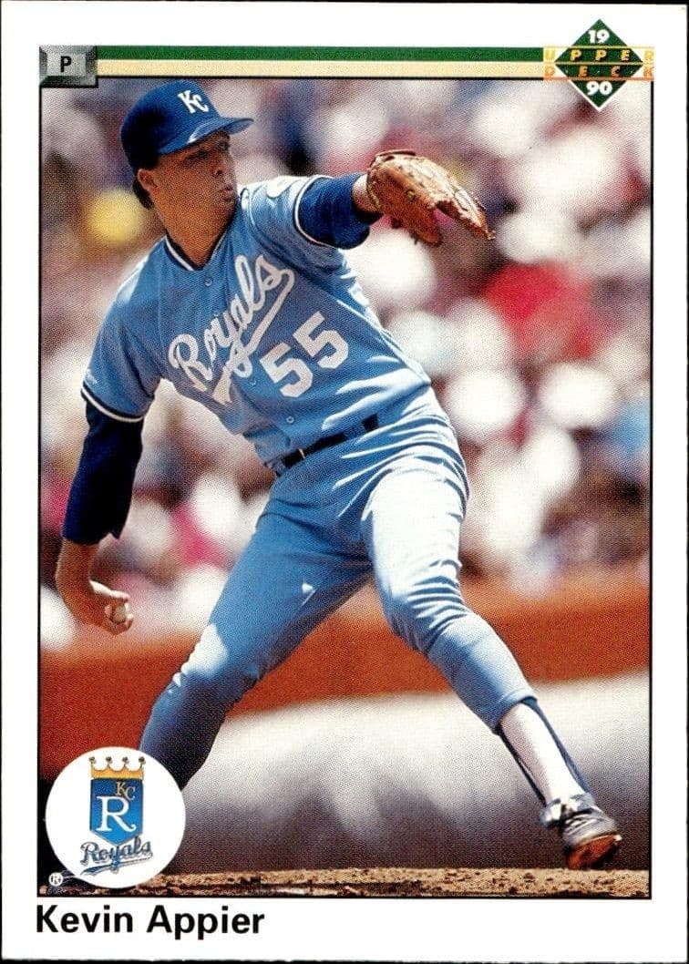 1990 Upper-Deck Kevin Appier #102 trading card