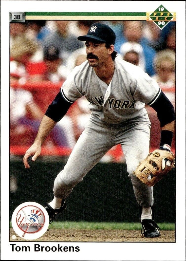 1990 Upper-Deck Tom Brookens #138 trading card