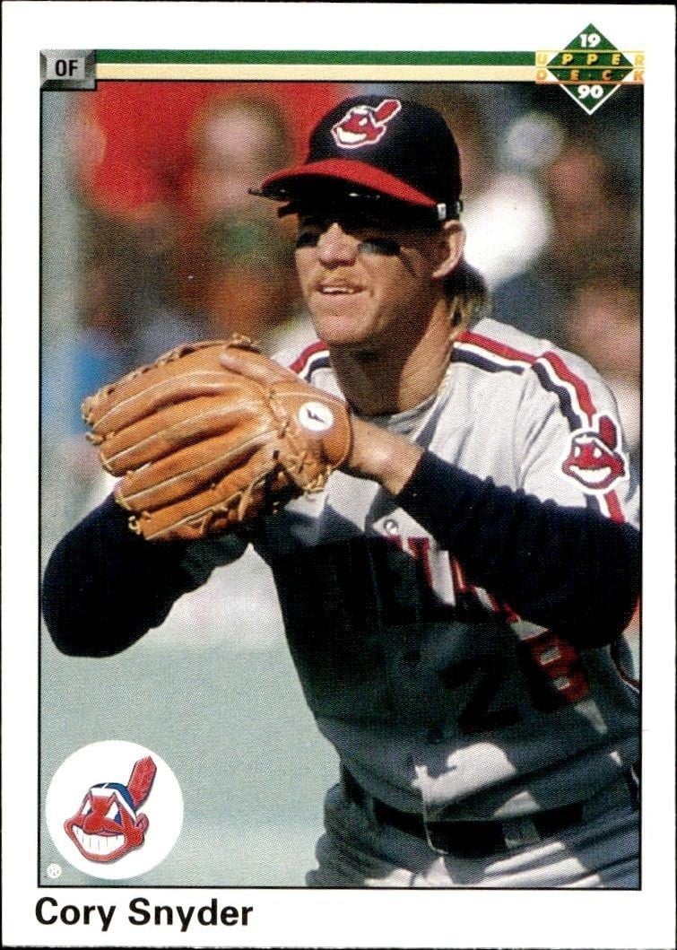 Cory Snyder 1990 Upper Deck Cory Snyder #126 baseball trading card front