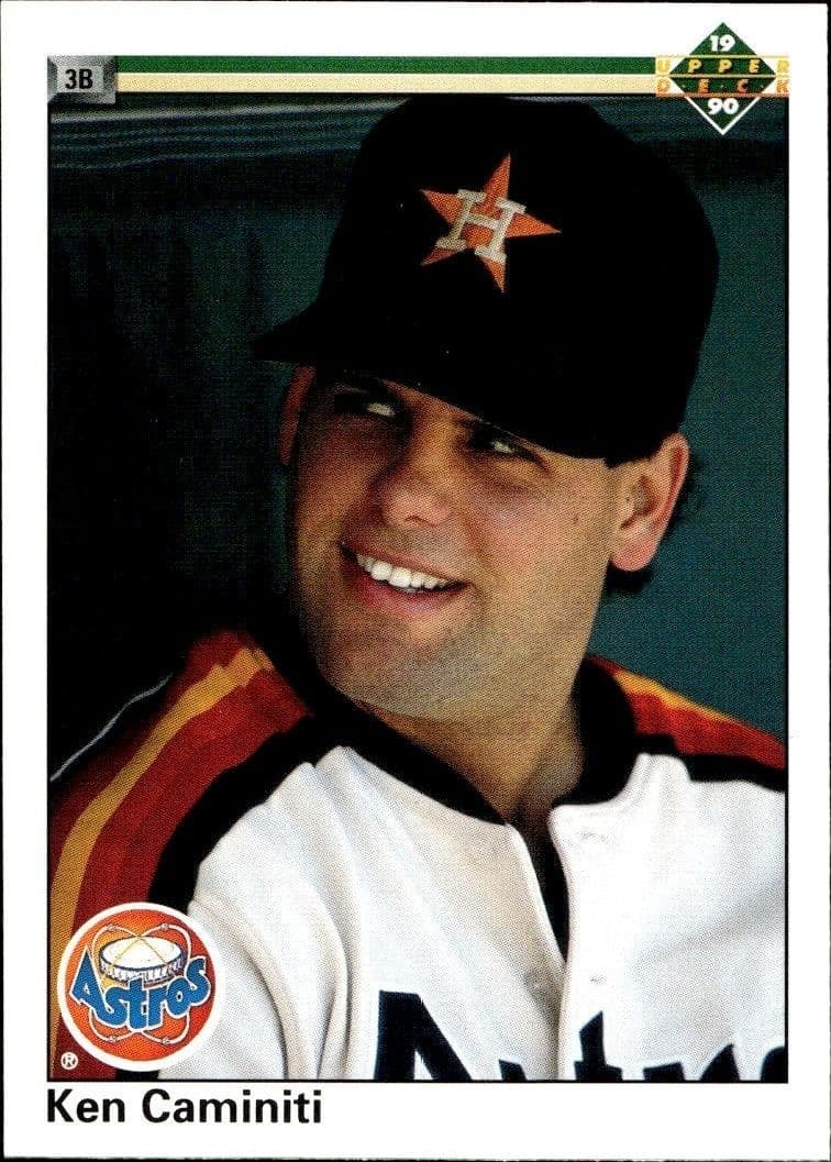 1990 Upper-Deck Ken Caminiti #122 trading card