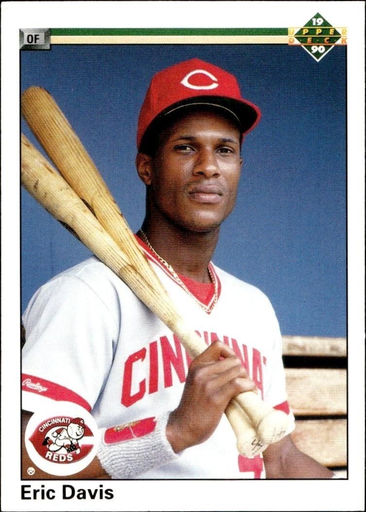 1990 Upper-Deck Eric Davis #116 trading card