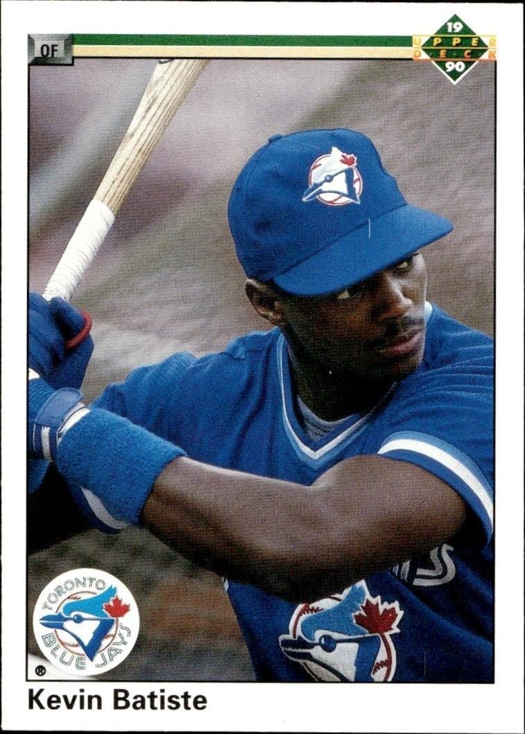 Kevin Batiste 1990 Upper Deck Kevin Batiste #115 baseball trading card front