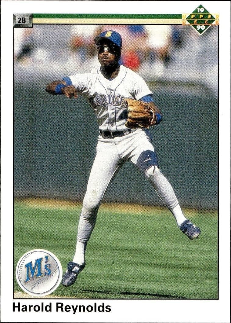 1990 Upper-Deck Harold Reynolds #179 trading card