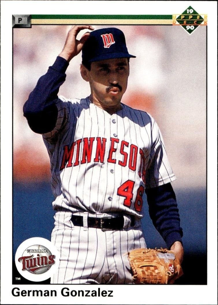 German Gonzalez 1990 Upper Deck German Gonzalez #352 baseball trading card front