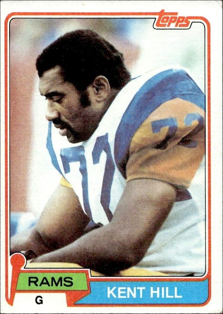 Kent Hill 1981 Topps Kent Hill #62 football trading card front