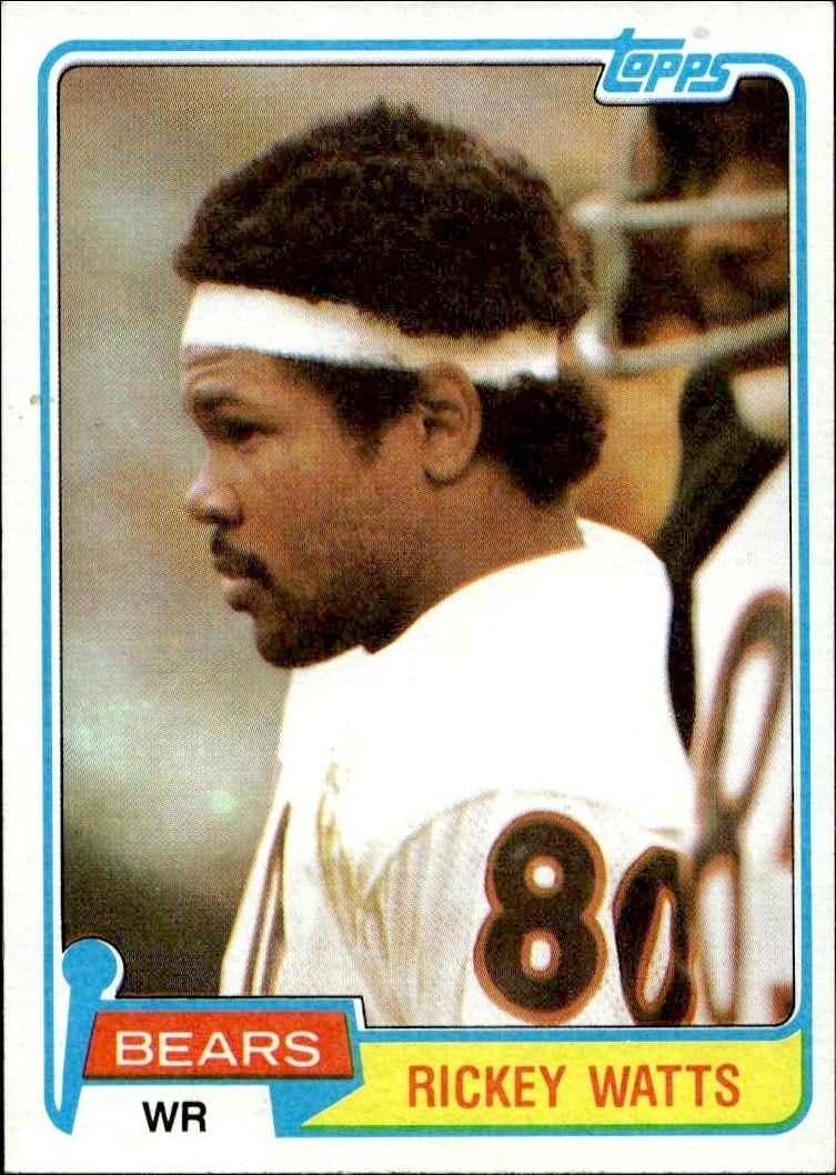Rickey Watts 1981 Topps Rickey Watts #93 football trading card front