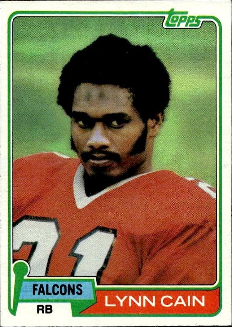 Lynn Cain 1981 Topps Lynn Cain #258 football trading card front