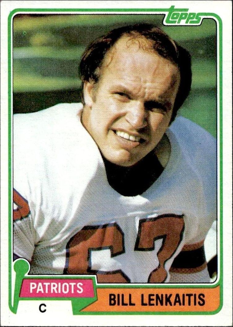 Bill Lenkaitis 1981 Topps Bill Lenkaitis #268 football trading card front
