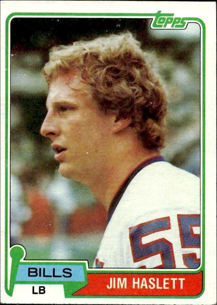 Jim Haslett 1981 Topps Jim Haslett #173 football trading card front
