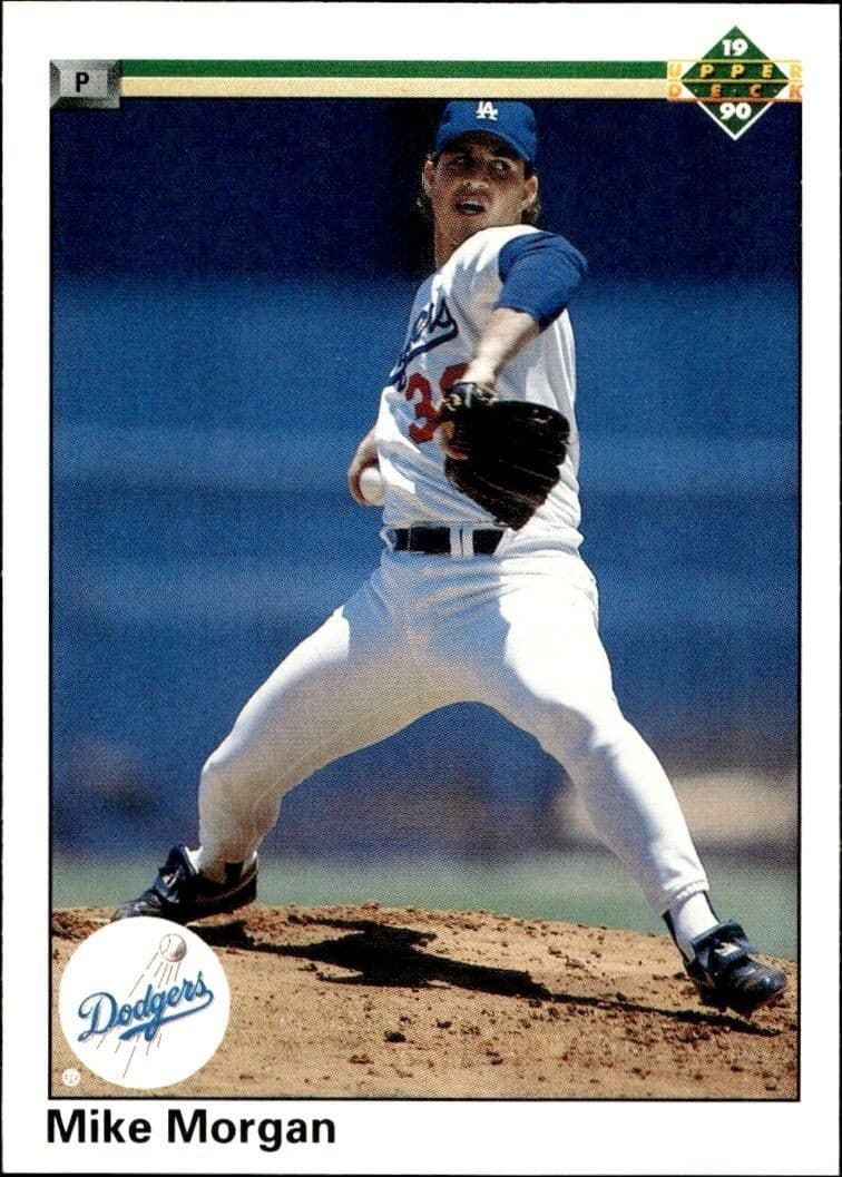 1990 Upper-Deck Mike Morgan #317 trading card