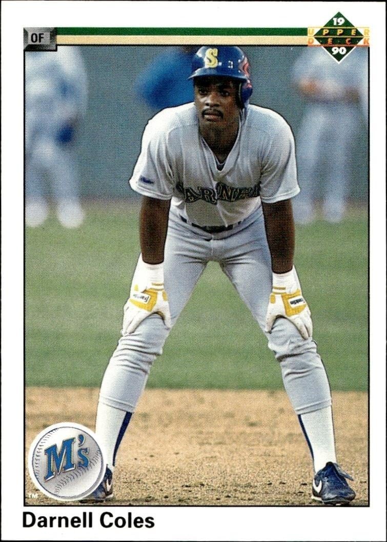 1990 Upper-Deck Darnell Coles #311 trading card