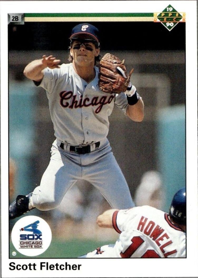 Scott Fletcher 1990 Upper Deck Scott Fletcher #310 baseball trading card front