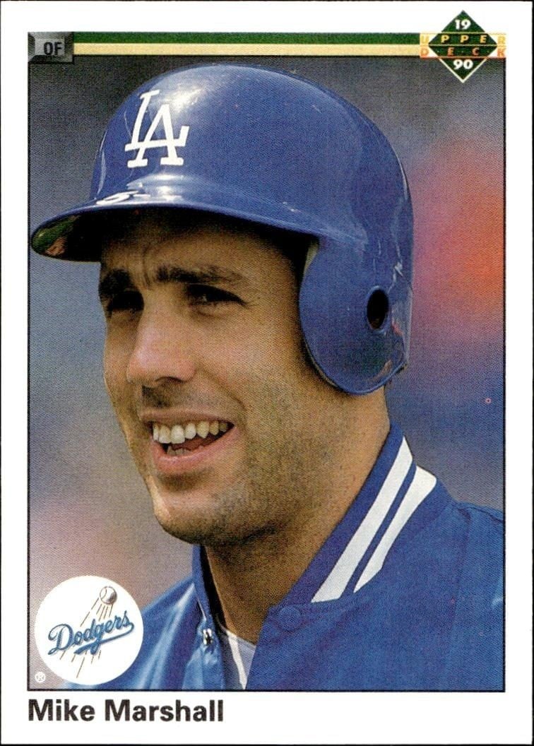 1990 Upper-Deck Mike Marshall #262 trading card