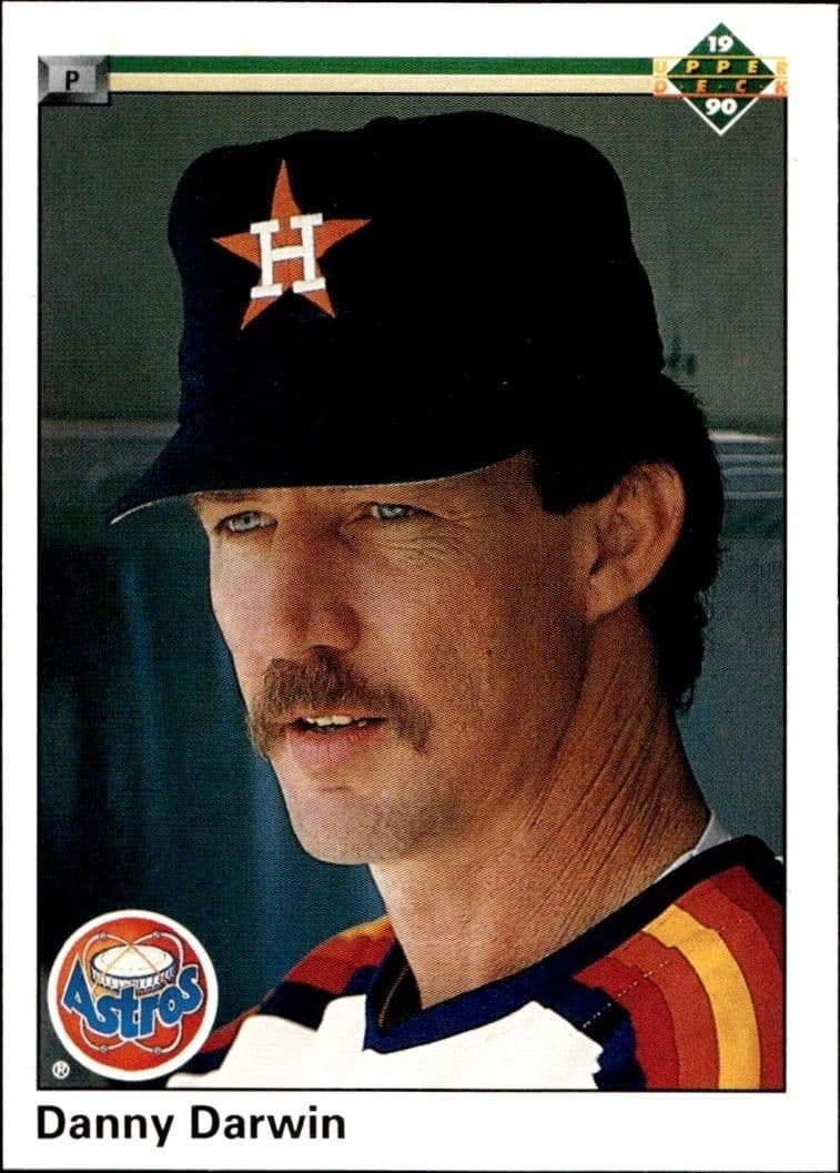 1990 Upper-Deck Danny Darwin #305 trading card
