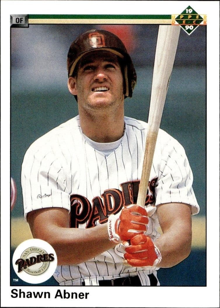 1990 Upper-Deck Shawn Abner #301 trading card