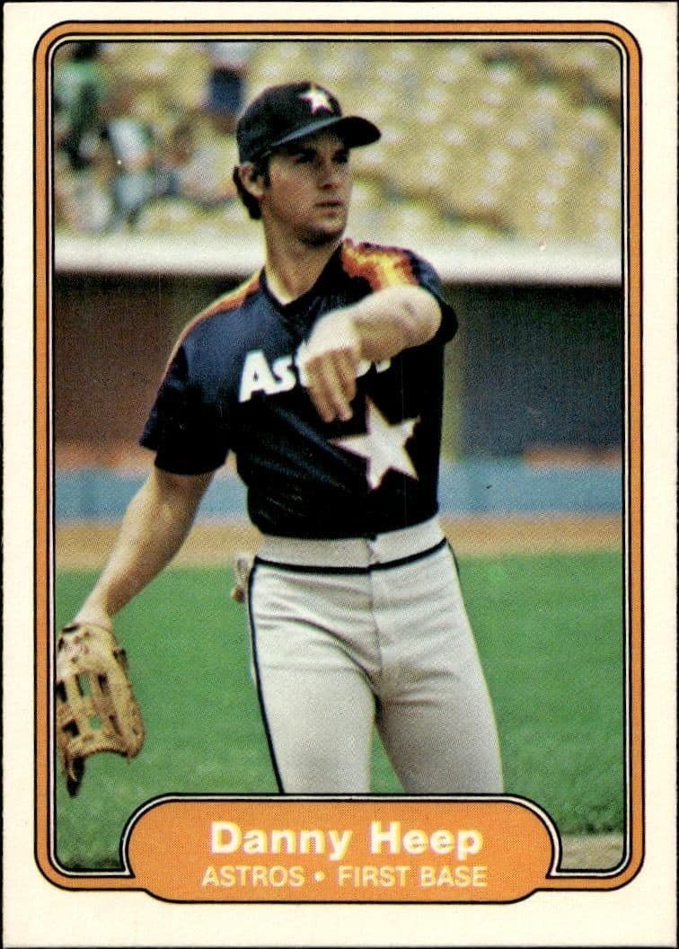 1982 Fleer Danny Heep #217 trading card
