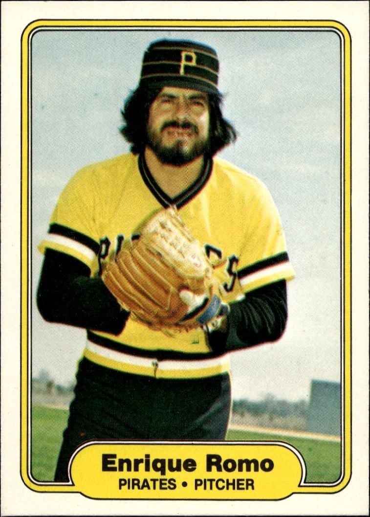 Enrique Romo 1982 Fleer Enrique Romo #496 baseball trading card front