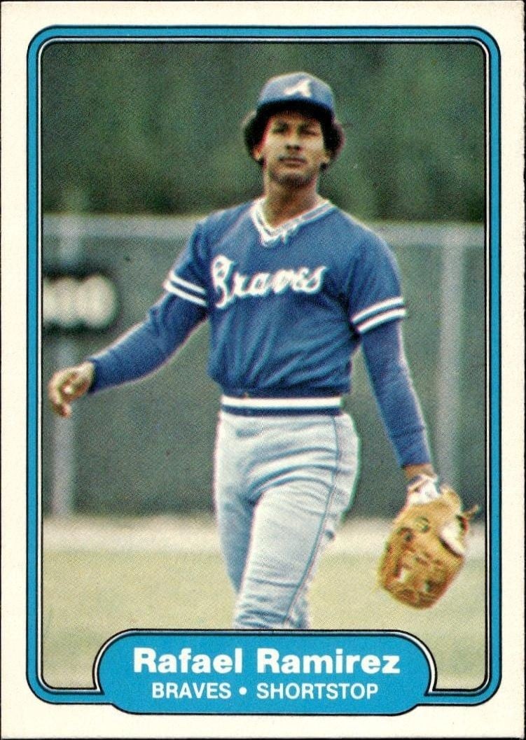 1982 Fleer Rafael Ramirez #447 trading card