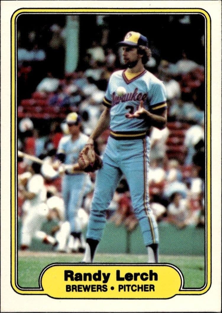 1982 Fleer Randy Lerch #147 trading card