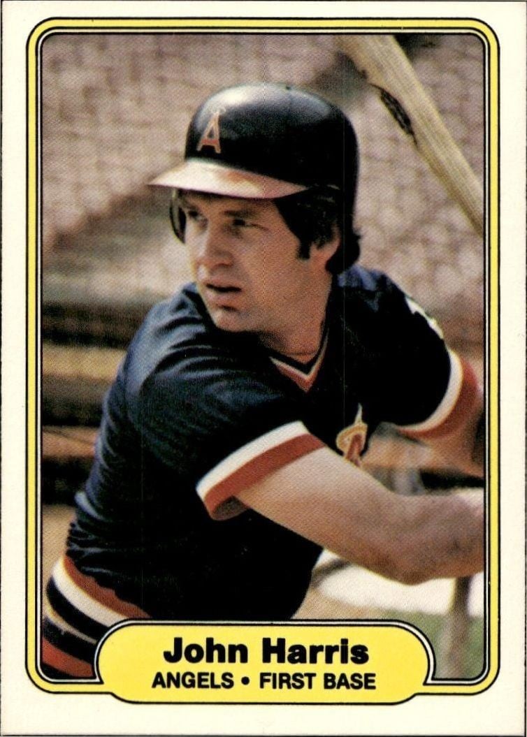 John Harris 1982 Fleer John Harris #463 baseball trading card front