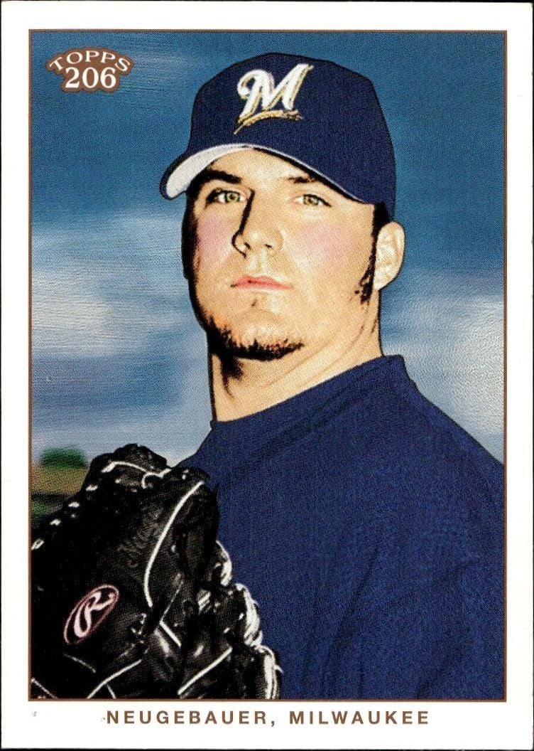 Nick Neugebauer 2002 Topps 206 Nick Neugebauer #139 baseball trading card front
