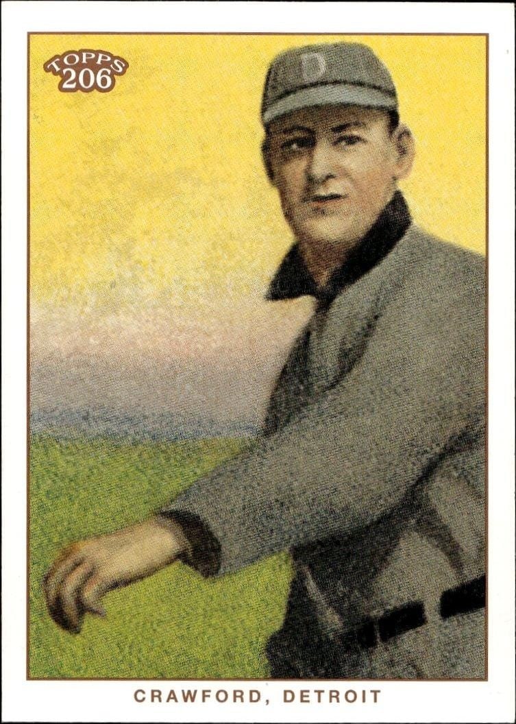 Sam Crawford 2002 Topps 206 Sam Crawford #173 baseball trading card front
