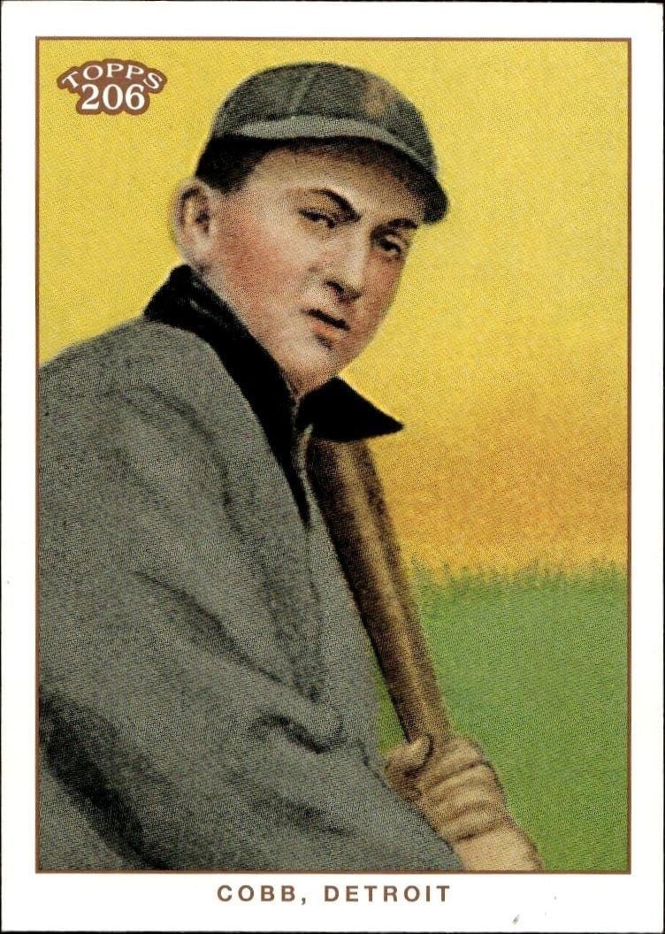 Ty Cobb 2002 Topps 206 Ty Cobb #172 baseball trading card front