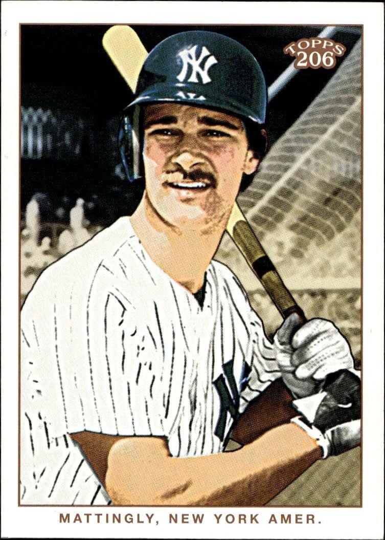 2002 Topps T206 Don Mattingly #163 trading card