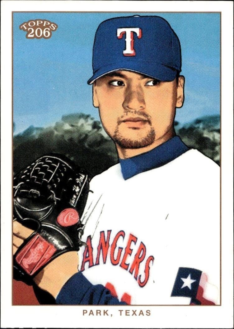 Chan Ho Park 2002 Topps 206 Chan Ho Park #29 baseball trading card front